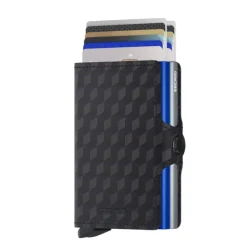 Hot Secrid Twinwallet Portemonnee Optical black & titanium