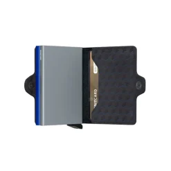 Hot Secrid Twinwallet Portemonnee Optical black & titanium