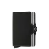 Online Secrid Twinwallet Portemonnee black leather