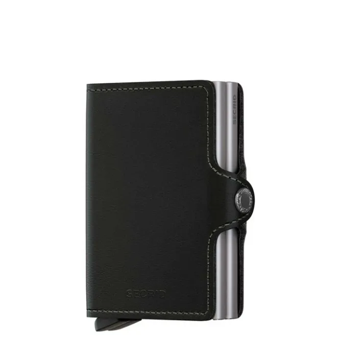 Online Secrid Twinwallet Portemonnee black leather