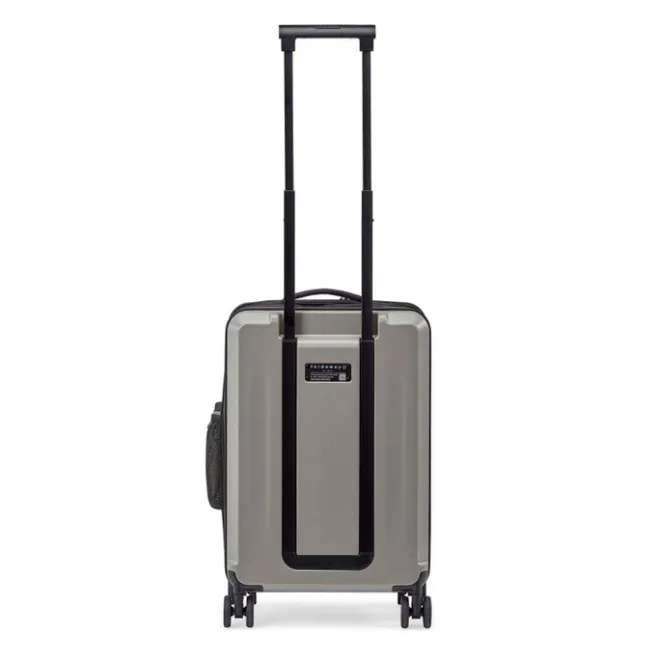 Online Senz Foldaway Carry On Trolley 55 silk grey