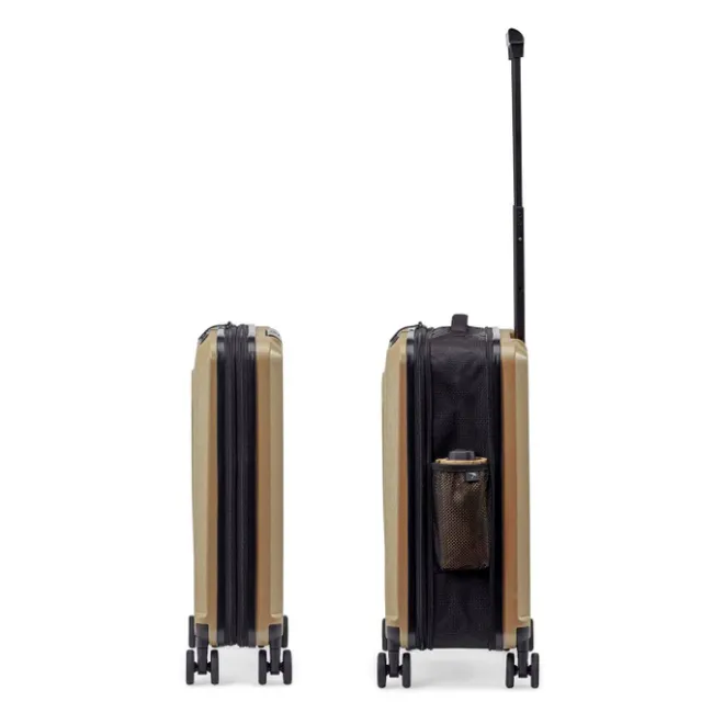 Sale Senz Foldaway Carry On Trolley 55 champagne brown