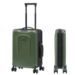 Best Senz Foldaway Carry On Trolley 55 dark forest