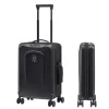 Hot Senz Foldaway Carry On Trolley 55 pure black