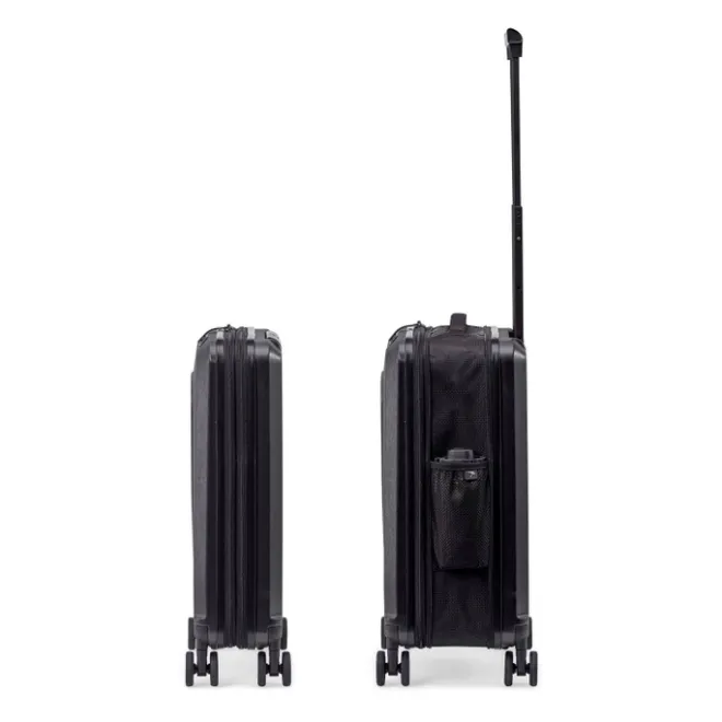 Hot Senz Foldaway Carry On Trolley 55 pure black