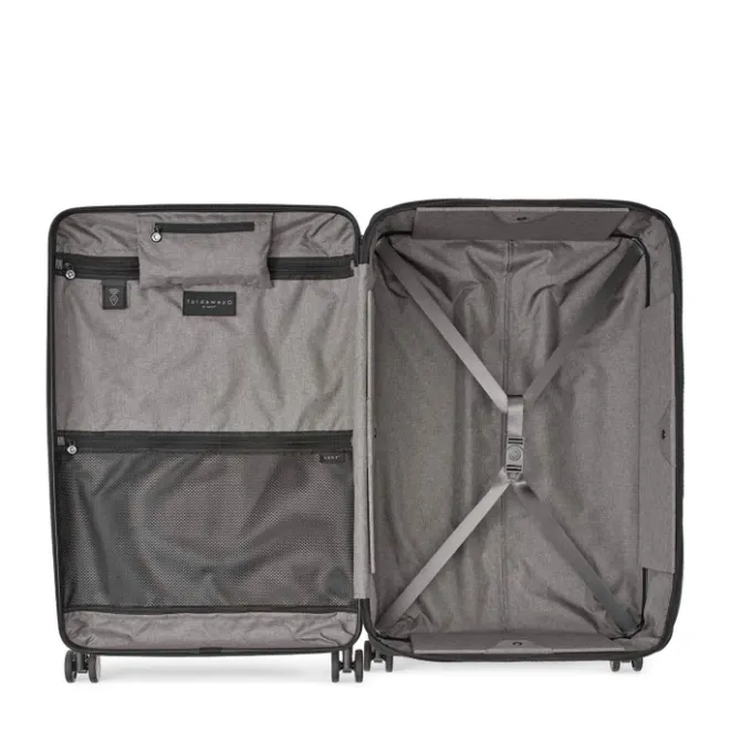 Hot Senz Foldaway Check-In Trolley Large midnight blue