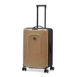 Online Senz Foldaway Check-In Trolley Medium champagne brown