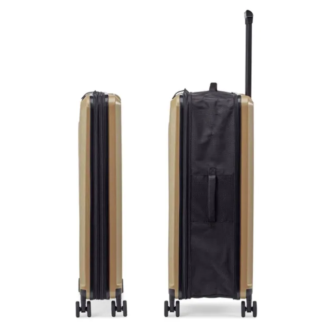 Online Senz Foldaway Check-In Trolley Large champagne brown