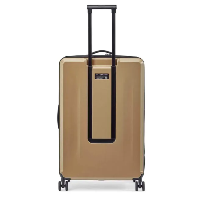 Online Senz Foldaway Check-In Trolley Large champagne brown