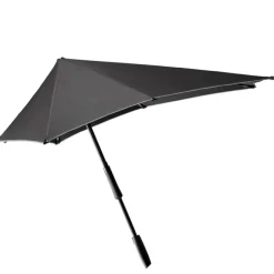 Outlet Senz Large Stick Stormparaplu black reflective