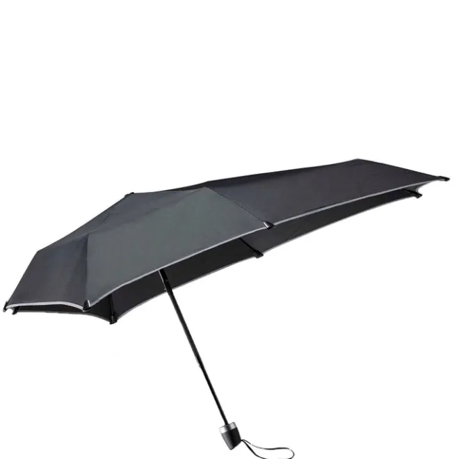 Best Senz Manual Opvouwbare Stormparaplu black reflective