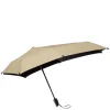 Clearance Senz Mini Automatic Foldable Storm Umbrella champagne brown