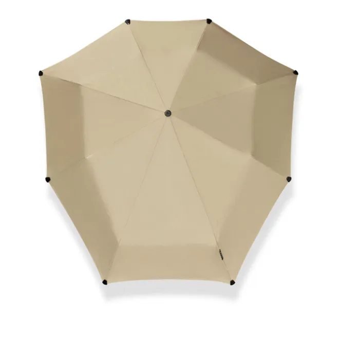 Clearance Senz Mini Automatic Foldable Storm Umbrella champagne brown