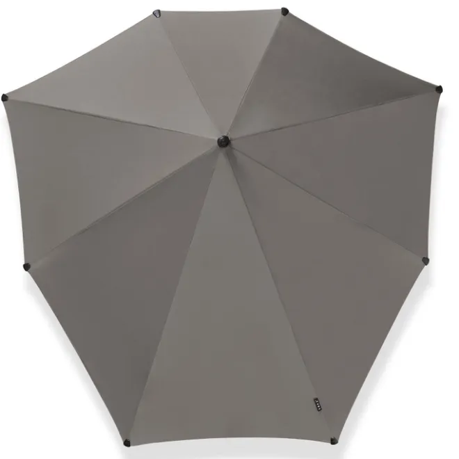 Hot Senz XXL Stick Stormparaplu silk grey