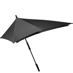 Outlet Senz XXL Stick Stormparaplu pin stripes black