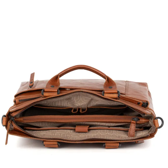 Clearance Spikes & Sparrow Bennie Business Bag brandy