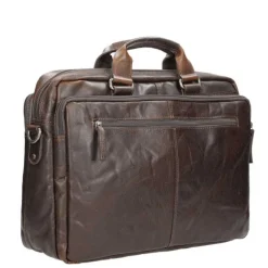 Discount Spikes & Sparrow Bronco 3 Zipper Businesstas dark brown