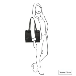Hot Spikes & Sparrow Durante Laptop Shoulderbag 12" black