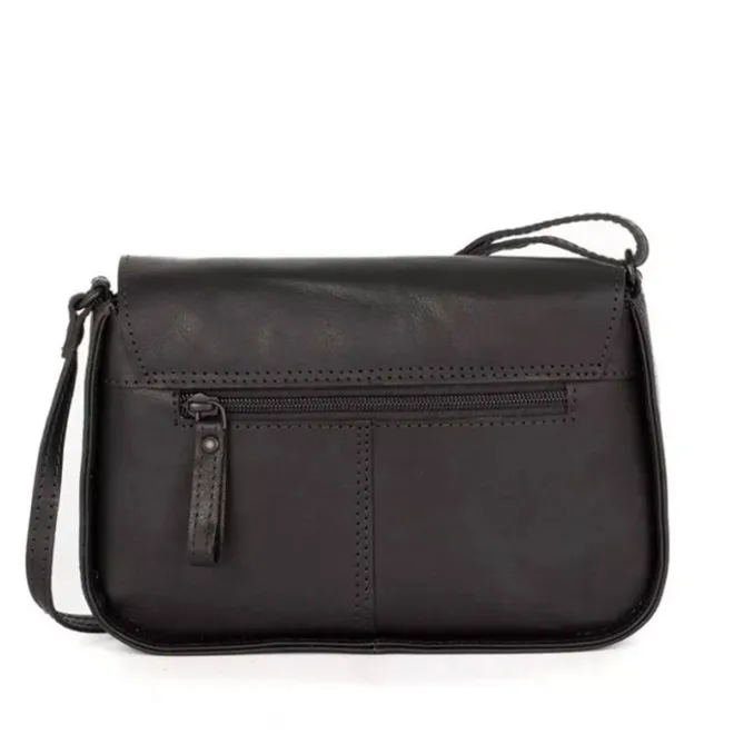 Spikes & Sparrow Jana Flap Bag black