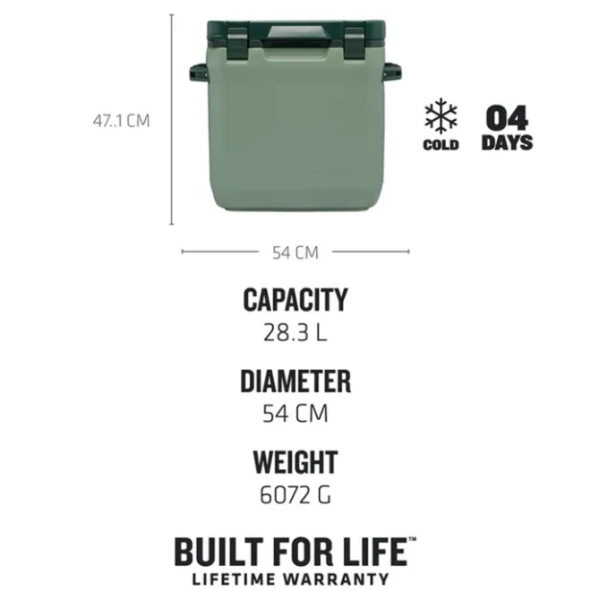 Best Stanley The Cold For Days Outdoor Cooler 28.3L green