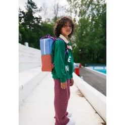 Clearance Sticky Lemon Better Together Colourblocking Backpack Large badminton blue leather ball