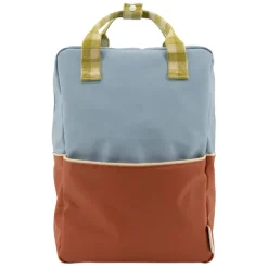 Sale Sticky Lemon Colourblocking Backpack Large blueberry willow brown pear green