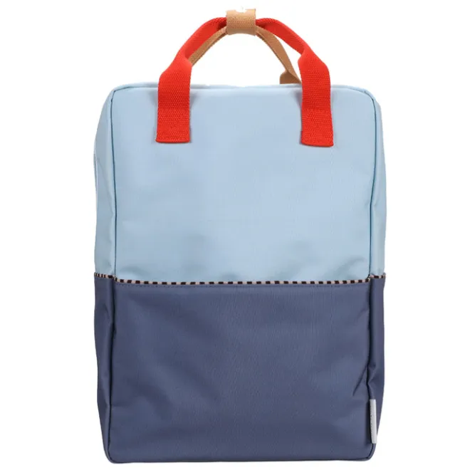 Sale Sticky Lemon Large Backpack Colourblocking Wonders zissou blue-blue whale