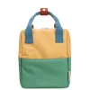 New Sticky Lemon Small Backpack Colourblocking Wonders sandy yellow-aquatic green