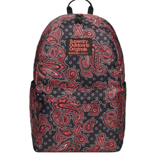 Superdry Printed Montana Backpack vintage paisley black