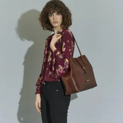 Online The Bridge Dalston Shopper brown/gold