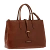 The Bridge Dalston Shopping Tote brown/gold