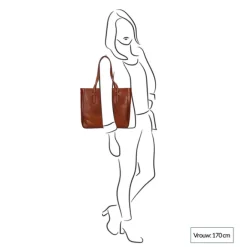 New The Bridge Pathos Shoppingbag brown