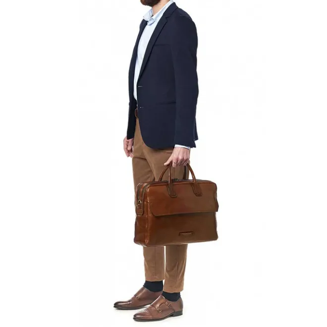 Online The Bridge Williamsburg Briefcase brown/ruthenium