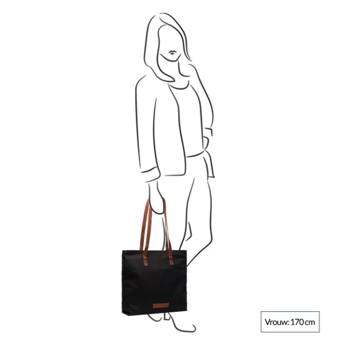 Online The Chesterfield Brand Alicia Washed Canvas Shopper black
