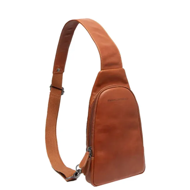 Clearance The Chesterfield Brand Bowey Crossbodybag cognac