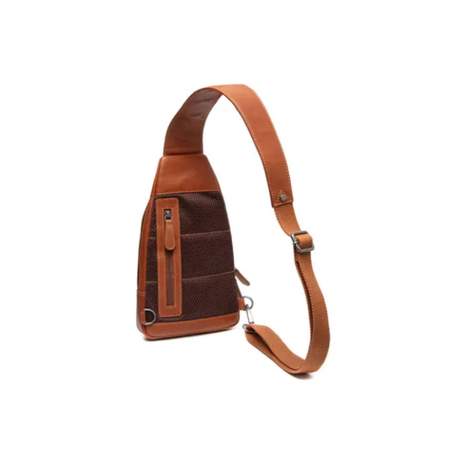 Clearance The Chesterfield Brand Bowey Crossbodybag cognac
