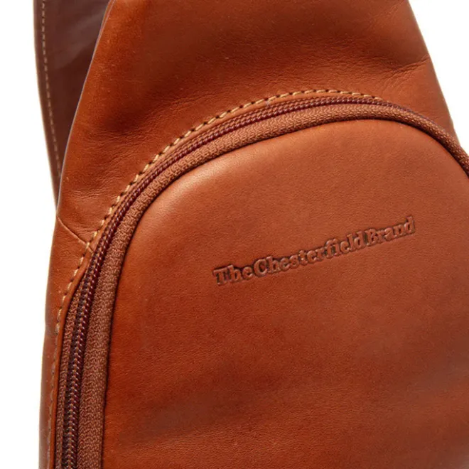 Clearance The Chesterfield Brand Bowey Crossbodybag cognac