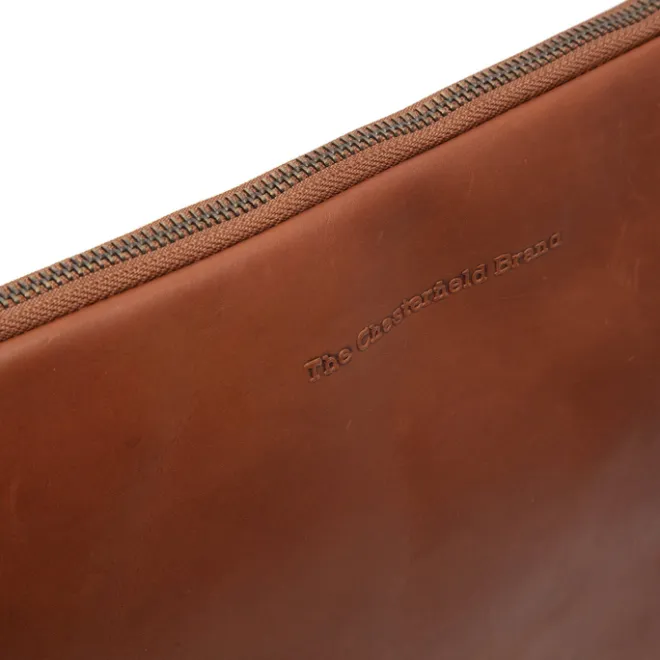 Sale The Chesterfield Brand Clinton Laptophoes cognac