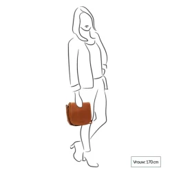 Clearance The Chesterfield Brand Everglades Shoulderbag cognac