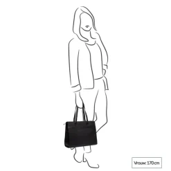 Discount The Chesterfield Brand Fidenza Shopper zwart