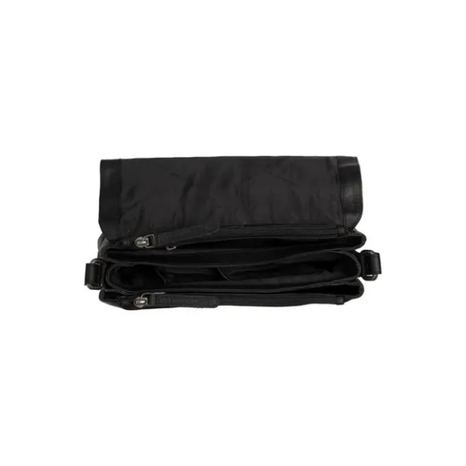The Chesterfield Brand Laverton Flapoverbag medium black