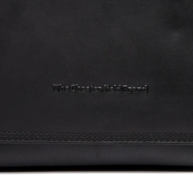 The Chesterfield Brand Laverton Flapoverbag medium black