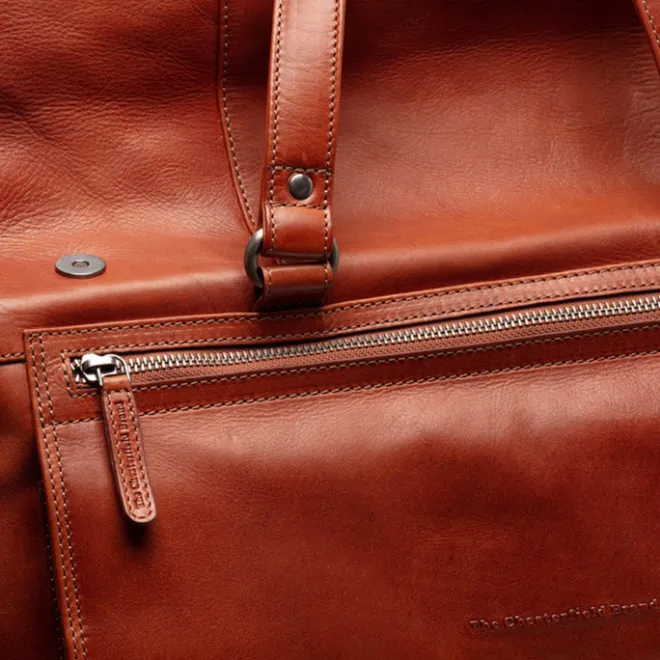 New The Chesterfield Brand Lazio Travelbag cognac