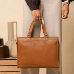 Online The Chesterfield Brand Manly Shopper cognac