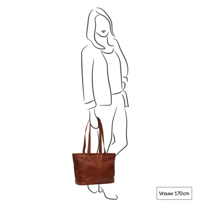 Sale The Chesterfield Brand Monza Shopper cognac