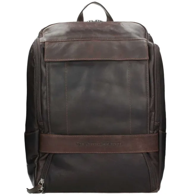 Sale The Chesterfield Brand Rich Laptop Backpack brown