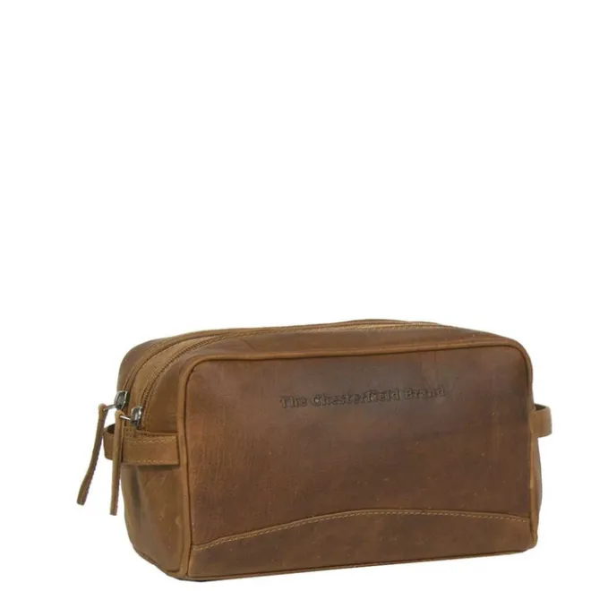 New The Chesterfield Brand Stefan Toiletbag cognac