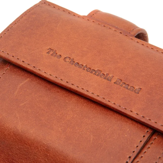Best The Chesterfield Brand Varrano Cardholder cognac