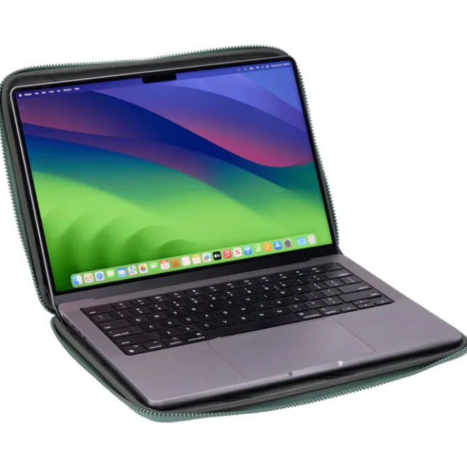 Best Thule Gauntlet 5 MacBook Sleeve 14" hazy green