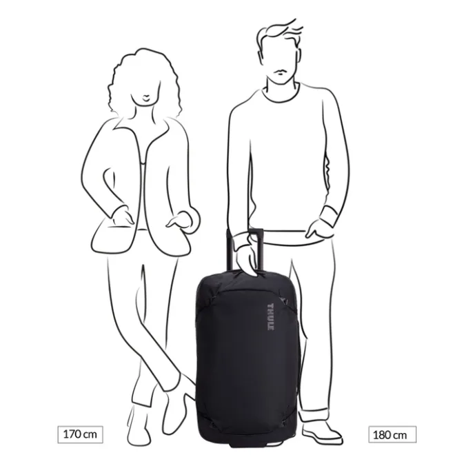 Best Thule Subterra 2 Wheeled Duffel black